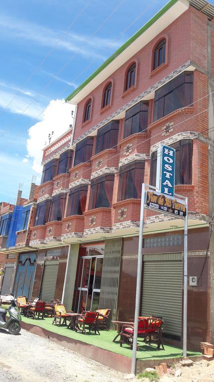 Hostal Resto Bar Flor De Mi Tierra Copacabana (Lake Titicaca) Exterior foto